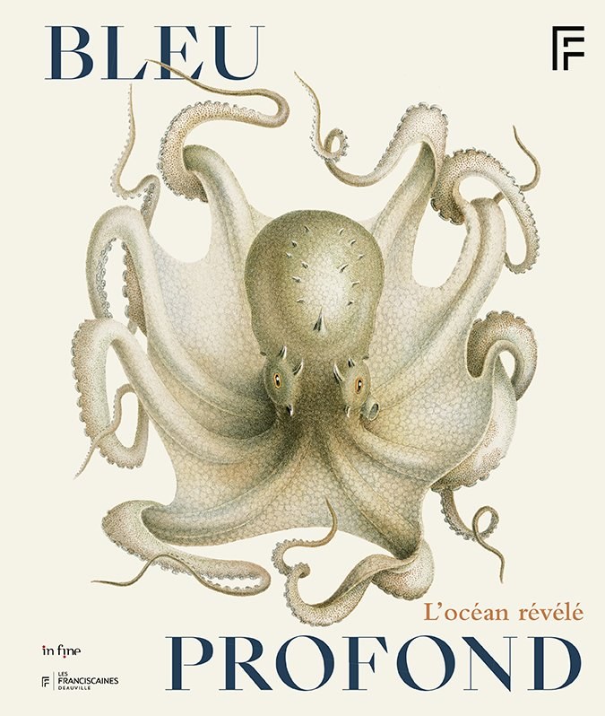 Bleu Profond — L'océan révélé. Couverture éditée par In Fine / Les Franciscaines, photogravure 20 Fois l'Ours.